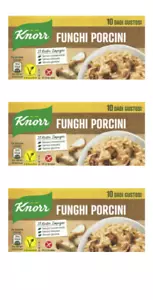 3 x KNORR - Stockwürfel Steinpilze (10) 100g - insgesamt 300g - KOSTENLOSER VERSAND - Bild 1 von 1