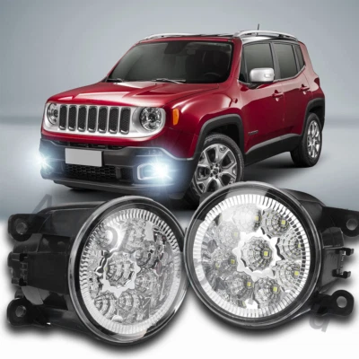 Faro antiniebla parachoques delantero lado izquierdo y derecho para Jeep Renegade 2015-2023 Foto 1 de 4