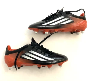 Adidas Adizero RS7 Rugby Boots Uk Size 7.5 Orange Black And White - Bild 1 von 11