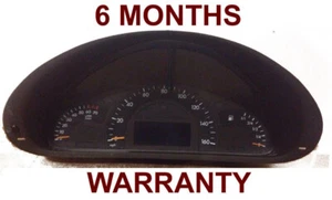 LENTE ORIGINAL OEM / CUBIERTA FRONTAL SOLAMENTE de 2001-2004 velocímetro serie Mercedez - Imagen 1 de 1