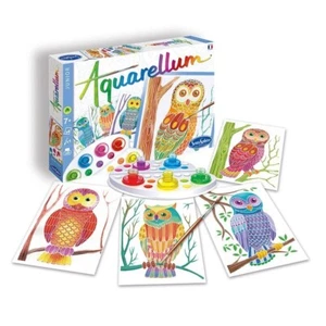 Peinture Aquarellum Junior Hiboux (7 Made in France - Sentosphère 692 - Photo 1/3