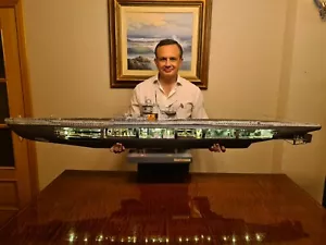 DAS BOOT UBOOT U47 U-BOAT scale 1/32 1/35 SUBMARINE TORPEDO - with interior - Imagen 1 de 24