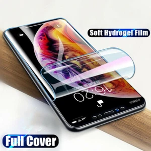 5 PCS Screen Protector Silicone For iPhone 15 14 13 12 11 Pro Max Hydrogel - Photo 1 sur 15