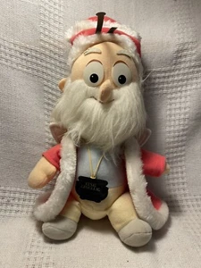 RAR Vintage 1985 Tomy Disney 14 Zoll König Eidellig schwarzer Kessel Fee Plüsch mit Etikett - Bild 1 von 5