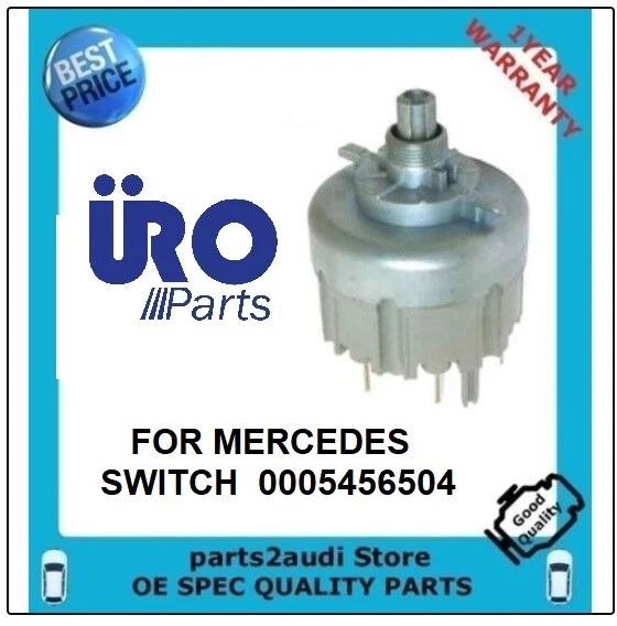 Interruptor de luz de cabeza 0005456504 apto para MERCEDES BENZ 300SD, 300SE, 400SE, 400SEL, 500SEC  Foto 1 de 1