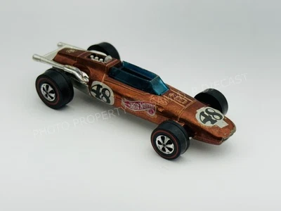 Hot Wheels Redline INDY EAGLE Tough Brown HK Black Interior Very Nice !!! - Image 1 of 4