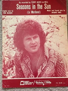 1974 SEASONS IN THE SUN Noten TERRY JACKS von Jacques Brel, Rod McKuen - Bild 1 von 5