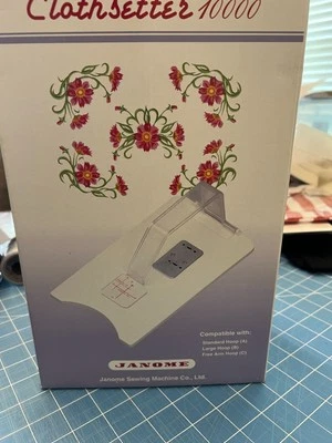 Janome Memory Craft Clothsetter 10000 Embroidery Placement 9700 9500 350E 300E - Image 1 of 4