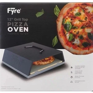 Fyre 12" Grill Top Pizza Oven Powered By Your Grill Or Stovetop New Open Box. 33 - Picture 1 of 8