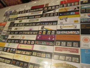 Paquetes de presentación de correo británico y real - 49 paquetes - todas las estampillas como nuevas MNH - Imagen 1 de 24
