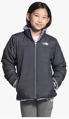 Chaqueta reversible Mossbud Swirl gris Vanadis grande 14/16 THE NORTH FACE para niñas Foto 1 de 4