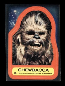 1977 Topps Star Wars - Stickers #16 Chewbacca Stickers - Picture 1 of 2
