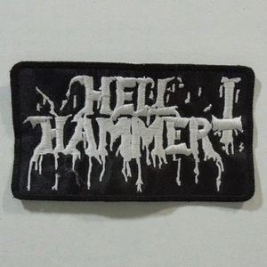 HELLHAMMER Band Logo SMALL PATCH Embroidered - Picture 1 of 6