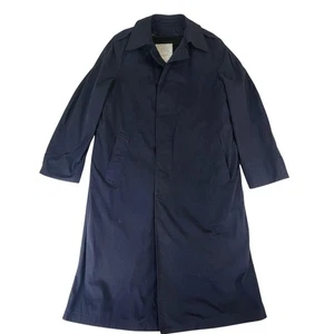Abrigo militar vintage de Estados Unidos para todo clima para hombre 38 XL azul trinchera forro extraíble - Imagen 1 de 10