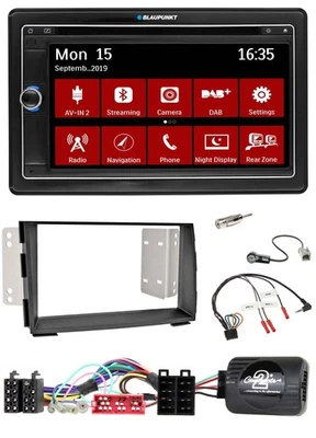 Blaupunkt Lenkrad DAB TMC 2DIN USB Bluetooth Navigation für Kia Venga 2010-2019 - Bild 1 von 4