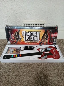 Guitar Hero III 3 Playstation 2 PS2 Legends of Rock PSLGH Rot SG in OVP mit Spiel - Bild 1 von 17