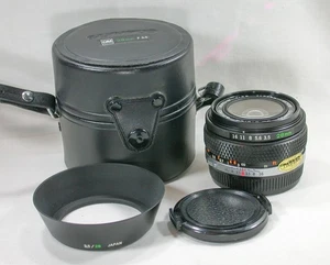 Olympus G. Zuiko 28mm F3.5 Manual Focus Lens, Case Olympus OM Sys Fit No. 467620 - Picture 1 of 11