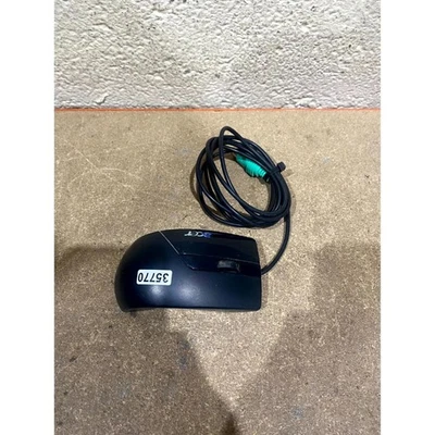 Acer SM-9620 Optical Mouse Black Wired PS/2 3-Button Scroll Wheel Compact for PC - Image 1 of 4
