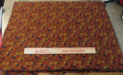 3 yard 16"x 44" Quilt Fabric Killean RJR fabric Fall Autumn Leaves 2007 - Image 1 of 4