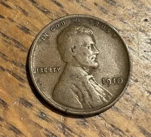 1910 Lincoln Wheat Cent ~ VG VERY GOOD -Free Shipping C - Picture 1 of 2