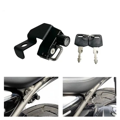 Anti-theft Security Alloy Helmet Lock Fit For Triumph Speed400 Scrambler400X - Imagen 1 de 4