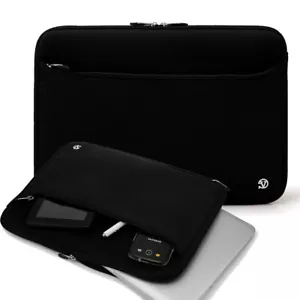 VanGoddy Black Soft Zip Sleeve Case Cover For 13" Samsung Galaxy Tab S8+ / S7+ - Picture 1 of 8