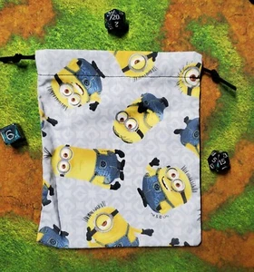 Despicable Me Minions Toss dice bag, card bag, makeup bag - Picture 1 of 1