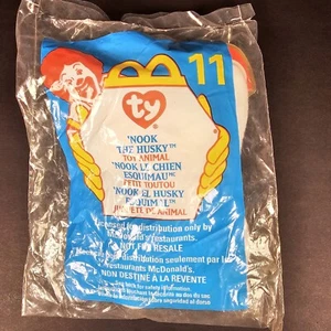 Ty "Nook the Husky " #11 McDonalds Teenie Beanie Baby 1999 In Orig. Package - Picture 1 of 5