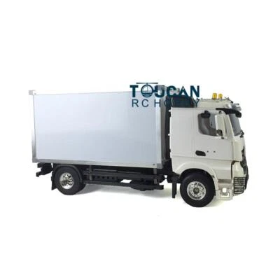 US Stock 1/14 TOUCANRC RC Van Truck 2Axles Delivery Tractor Truck KIT Container - Image 1 of 4