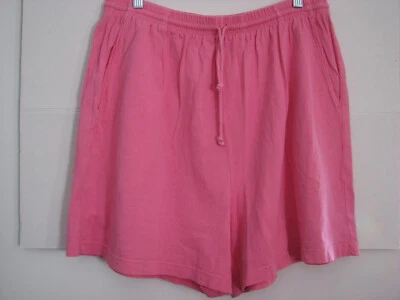 Womens Fresh Produce Jersey Shorts Size XXLarge Pink Drawstring XXL Classic EUC! - Image 1 of 4