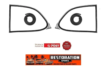 NISSAN DATSUN 120Y COUPE REAR QUARTER WINDOW SEALS LEFT AND RIGHT SIDES - image 1 of 3