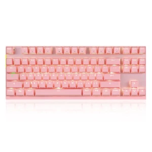 Wired / Dual Mode 87 Keys Red Switch Mechanical Keyboard G6S5 - Picture 1 of 11