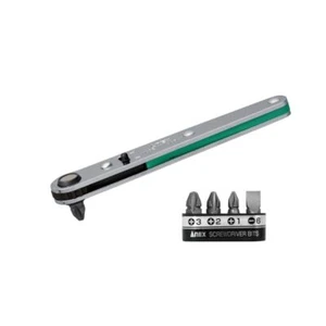 ANEX Ratchet Driver Offset Type Straight Bit Set of 5 Offset Screwdriver 425-5B - Picture 1 of 6