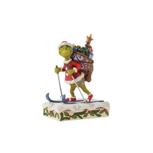 Jim Shore Grinch Skiing Figurine 6015216 2024 Intro - Picture 1 of 4