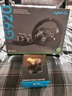 Xbox 1, Xbox. Logitech G920 Driving Force Racing Wheel with Pedals, with stand.
