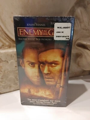 Enemy at the Gates (VHS, 2001) - Jude Law, Joseph Fiennes, New & Sealed Foto 1 de 4