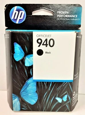 Cartucho de tinta preta genuína HP 940 expirou data de maio de 2014 tinta preta na caixa 621 - Imagem 1 de 4