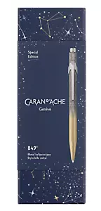Caran d'Ache Kugelschreiber / Ballpoint 849 COSMIC BLUE Gold, NM0849.224,NEU&OVP - Bild 1 von 4