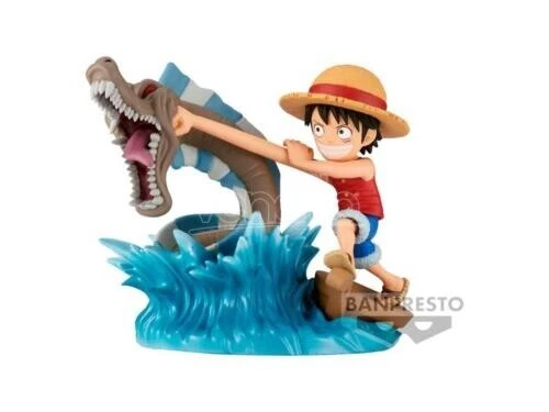 BANPRESTO ONE PIECE - MONKEY D. LUFFY - STATUETTA WCF-LOG STORIES 8 CM