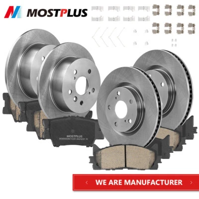 Передние + задние дисковые тормозные колодки для 2013-2018 Lexus ES350 ES300h Toyota Avalon - Изображение 1 из 4