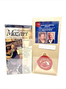 Mozart The Life Times Music Series Book CD and Alicia De Larrocha Concert NEW - Picture 1 of 14
