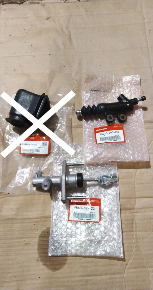 本田正品 Civic Integra Del Sol B 系列离合器 Slave & Master 气缸 Oem — 第 1/2 张图片