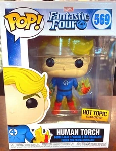 Funko Pop! Fantastic Four HUMAN TORCH Hot Topic Exclusive IN STOCK - Picture 1 of 1