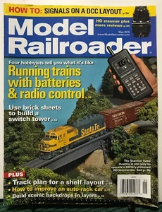 Model Railroader Running Trains With Batteries & RC May 2015 FREE SHIPPING JB - Picture 1 of 1