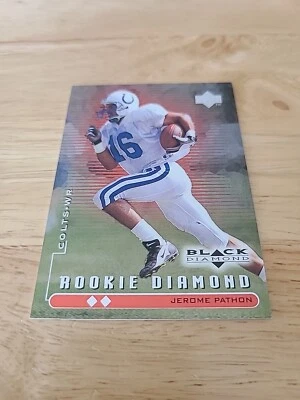 1998 Upper Deck Black Diamond Edition Double /2500 Jerome Pathon #106 Rookie $$$ - Image 1 of 2