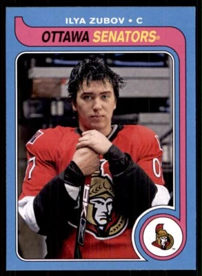 2008-09 O-Pee-Chee 1979-80 Retro Ilya Zubov RC Ottawa Senators #517 - Image 1 of 2