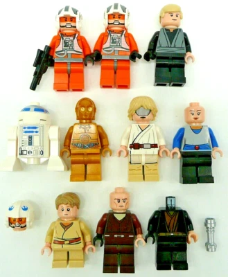 LEGO Star Wars Película Personaje Mini Figuras Lote R2-D2 C-3P0 Anakin Padme Luke Foto 1 de 2