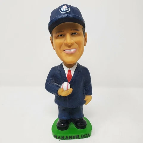 Vintage President George W. Bush Bobblehead Columbus Clippers Manager USA Cover