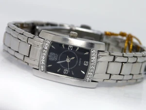 NEW PAOLO GUCCI PG873WB STEEL WOMENS WATCH BLACK DIAL  QUARTZ RARE ANALOG - Picture 1 of 14