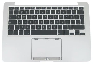 Apple Macbook Pro 13 " A1502 2013 2014 Argento Palmrest UK Tastiera B661-8154 - Foto 1 di 2
